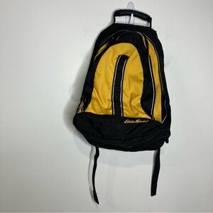 Eddie Bauer black & yellow backpack full size